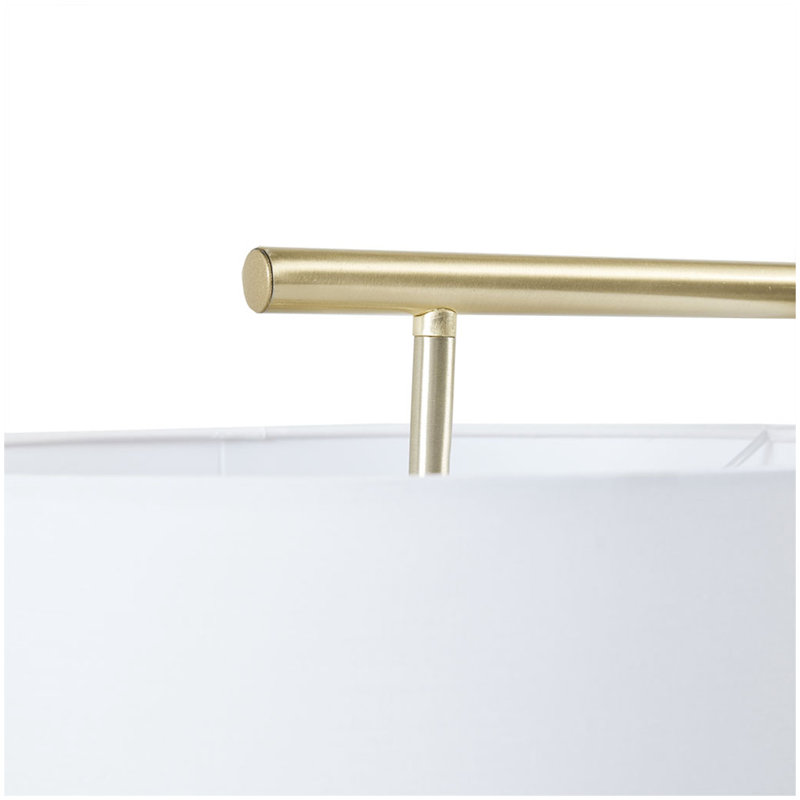 Lampe sur pied angulaire en métal
