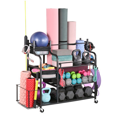 Metal Freestanding Multi-Use Sports Rack