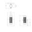 Suspenders® 1 - Light LED Armed Sconce