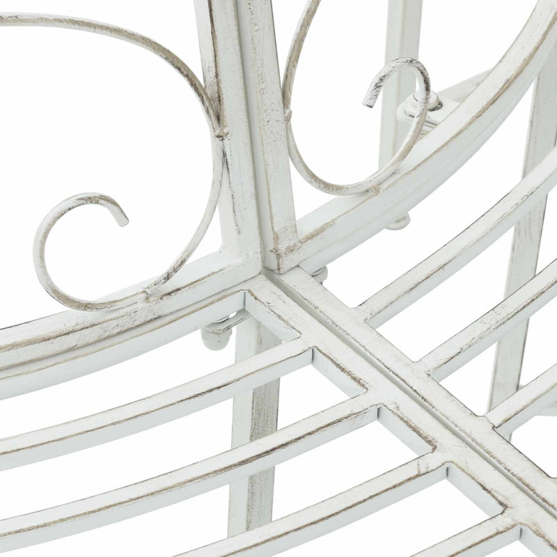 Outdoor Bench, Antique White
