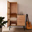 Armoire de rangement en rotin et commode