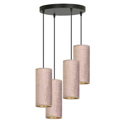 Ealidh 4 - Light Steel Cluster Pendant