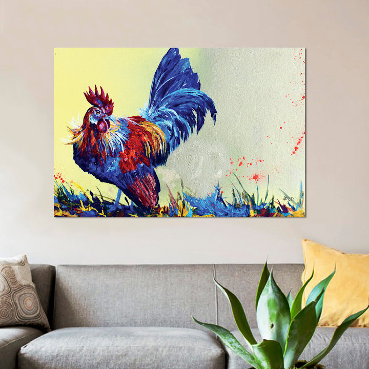 «Dutch Bantam», reproduction sur toile, H 18 po x l 26 po x P 1,5 po, Pas de tapis, Toile tendue
