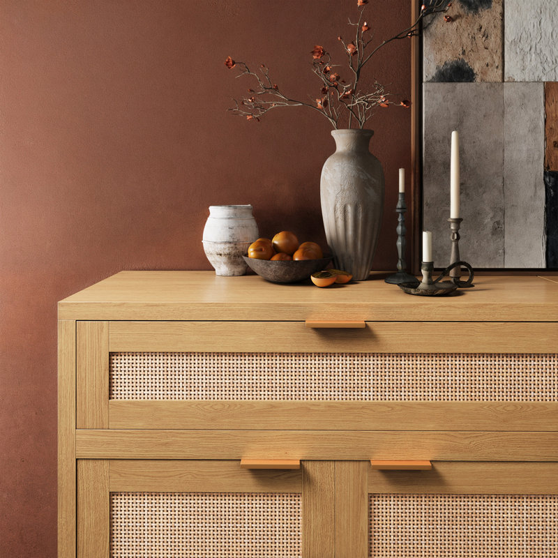60'' Wide Sideboard With Drawer (Set Of 2), Yellow