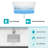 White Quartz Kitchen Sink, Undermount, High - End Material, Quiet And Non Porous, Rounded Corners, Standard Drain, Grid, Template Undermount Thick Smooth Composite, Operation, Strainers, Drying Rack-121644743