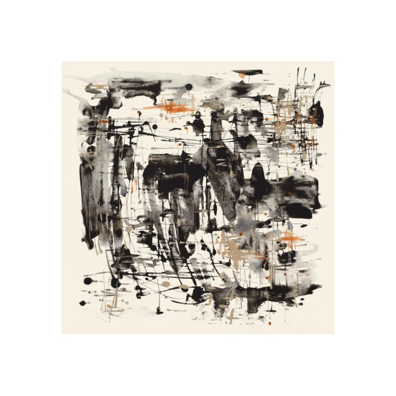 «Color Turmoil I» par Sara Brown - reproduction d'art, Texture à motif, H 36 po x l 36 po