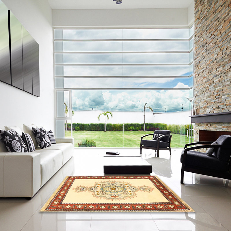 Oriental Indoor Rug, Square 7'