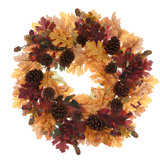 Autumn Acorn/Oak Leaves Wreath 24"