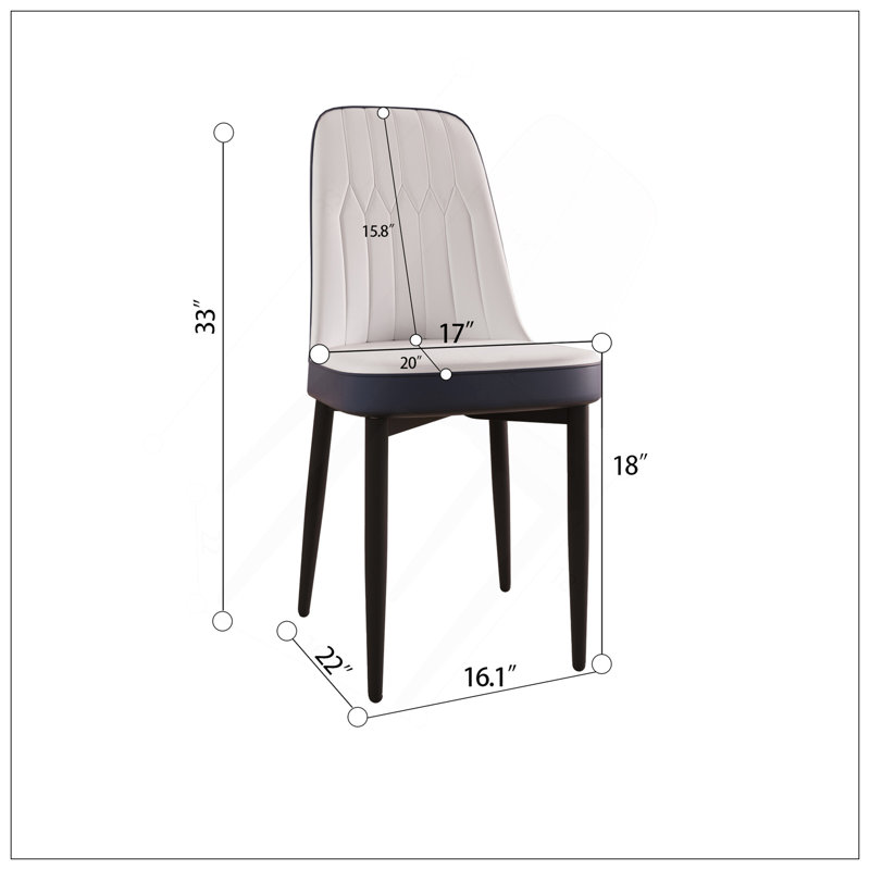 55.12-70.87" Expandable Rectangular Dining Table That Can Accommodate 4-6 People, Equipped With 4 PU Fabric Thick Padded Dining Chairs , Kitchen Table And Chairs, With Black Metal Legs