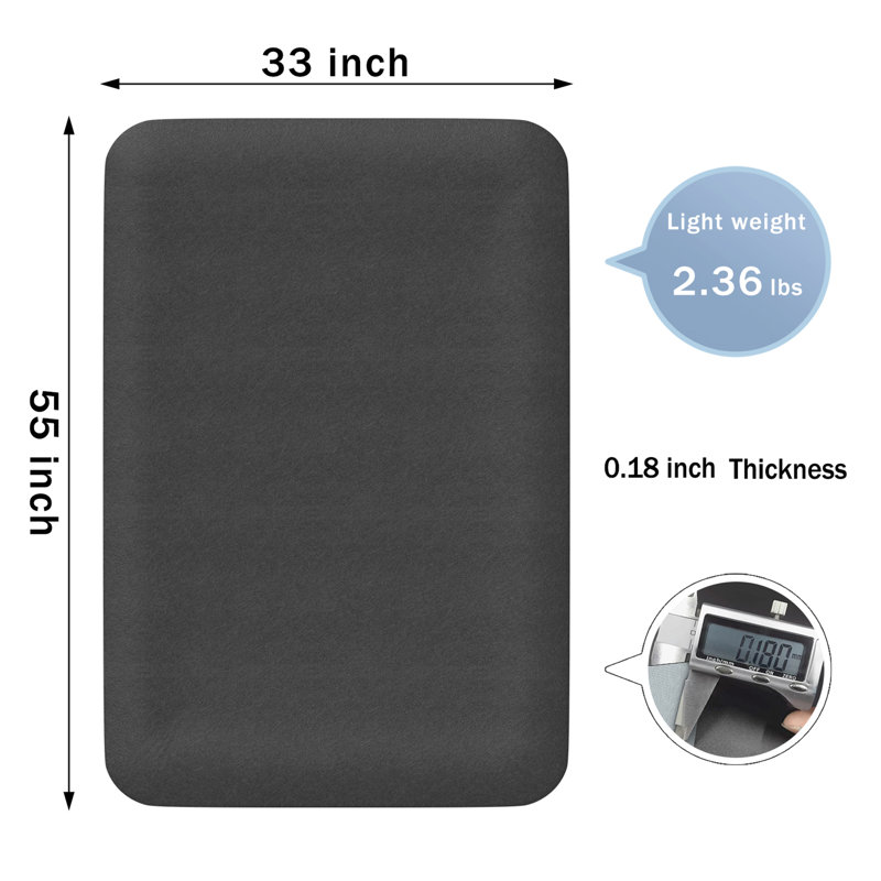 Rectangle Chair Mat, 33" W x 55" D
