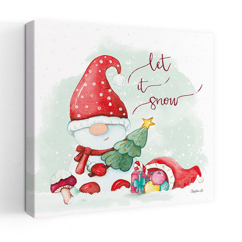 Let It Snow Snowman Gnome, H 48 po x l 48 po
