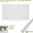 47"H x 3/4"T PVC Adjustable Slat Wall Panel Kit w/ 1"W Slats, Unfinished (contains 42 Slats)-1123184548