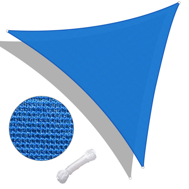 Toile d'ombrage triangulaire Yescom, Ivoire ivoire, 22 (pi) x 22 (pi)