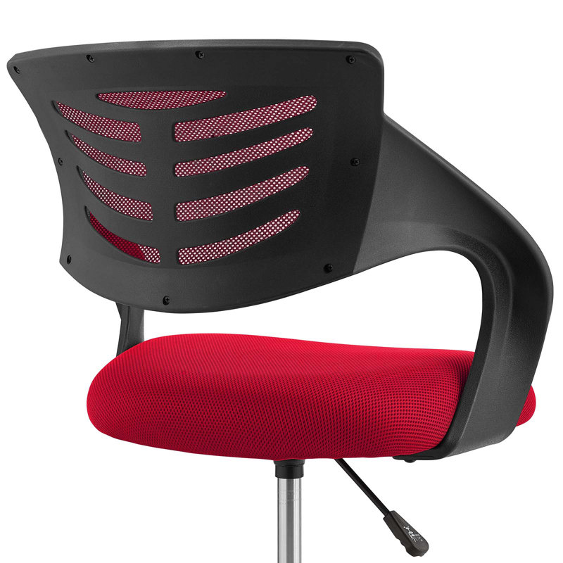 Modway Thrive Mesh Drafting Chair, Red