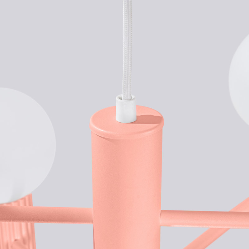 Wynnwood 6 - Light Chandelier, Peach