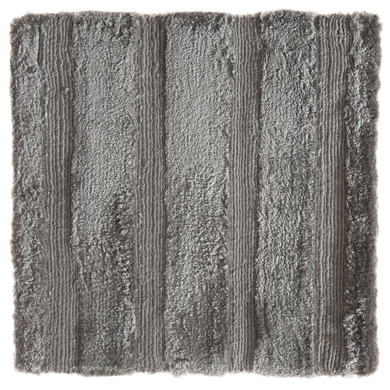Tapis étain tissé à la main Bonn, Rectangle 9 pi x 12 pi
