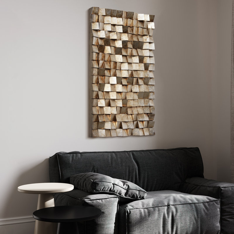 Textured 1 by Primo - Unframed Blocks on Wood