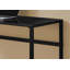 Bureau d'ordinateur moderne en verre trempé avec structure en métal, idéal pour le bureau à domicile et les petits espaces, design compact et élégant.-721064897