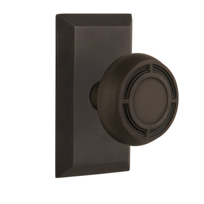 Studio Plate with Mission Door Knob