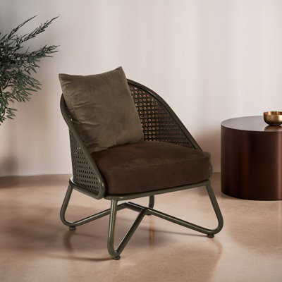 Wilkin Faux Leather Armchair