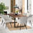 Bhagirath 31.5'' W 6-Person Rectangular Dining Set-1813835162-1837856884