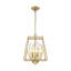 Lustre transitionnel en métal et cristal 3 lumières Gynn