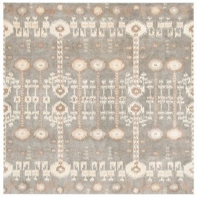 Kouerga Hand Tufted Wool Ikat Rug