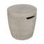 Eldora 20" Round Concrete Propane Tank Cover and Side Table by Real Flame-668661991