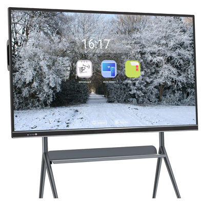 JYXCN Conference Board 86" Touch Screen Zoom & Teams Support Electronic Whiteboard for Classroom, Office and Livingroom(Include Wall Mount)