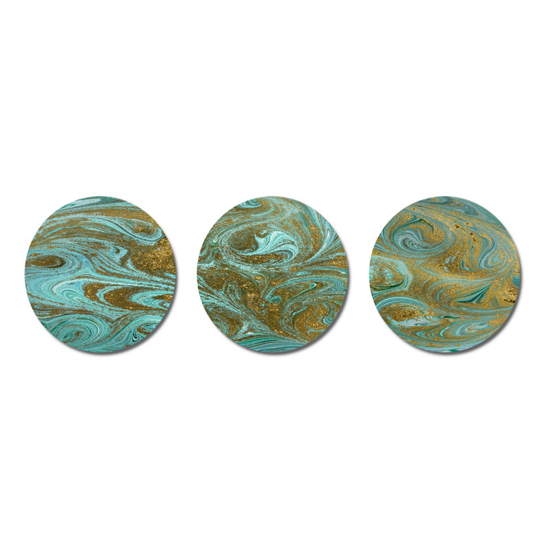 Glam Abstract Wall Decor on Metal