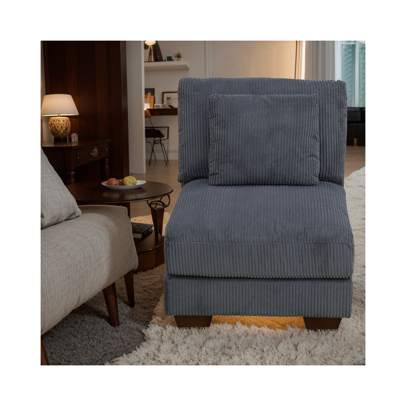 Fauteuil d'appoint sans accoudoirs