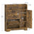 Narrow Shoe Storage Cabinet with Adjustable Side Cabinet-207314662