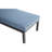Aluminium Cast Lounge Chair With Adjustable , Rolling Wheels, And Blue Cross - Weave Style, Package Size 41.73X24.41X12.99 In, Weight 40.79 Lb Weave, Depth 41.73 Width 24.41 Height 12.99
