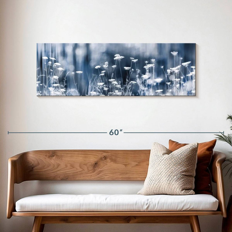 Floral Summer Dreams, reproduction sur toile, H 16 po x l 48 po x P 1,25 po