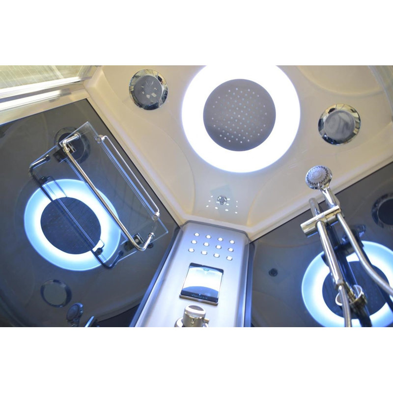  Essence 900 Steam Shower 900 x 900-Mirror