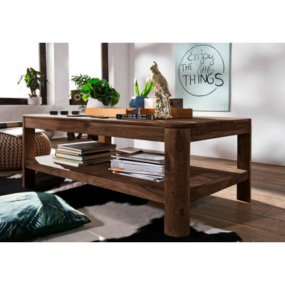 Toronto Solid Wood Four Leg Coffee Table with Storage