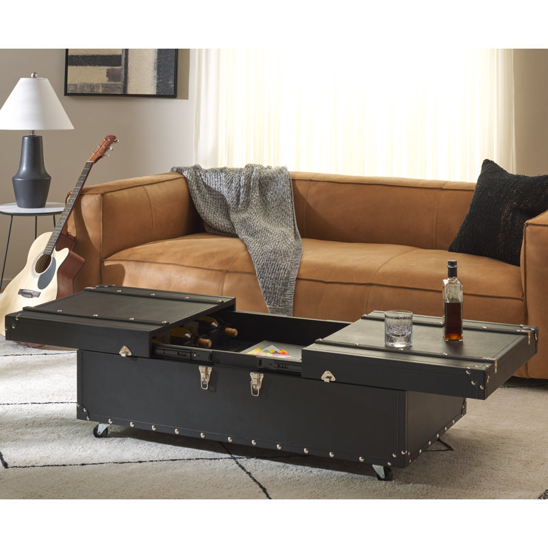 Rocker Single Coffee Table, Black
