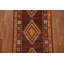 Tapis de couloir oriental géométrique marocain noué à la main 3 x 9