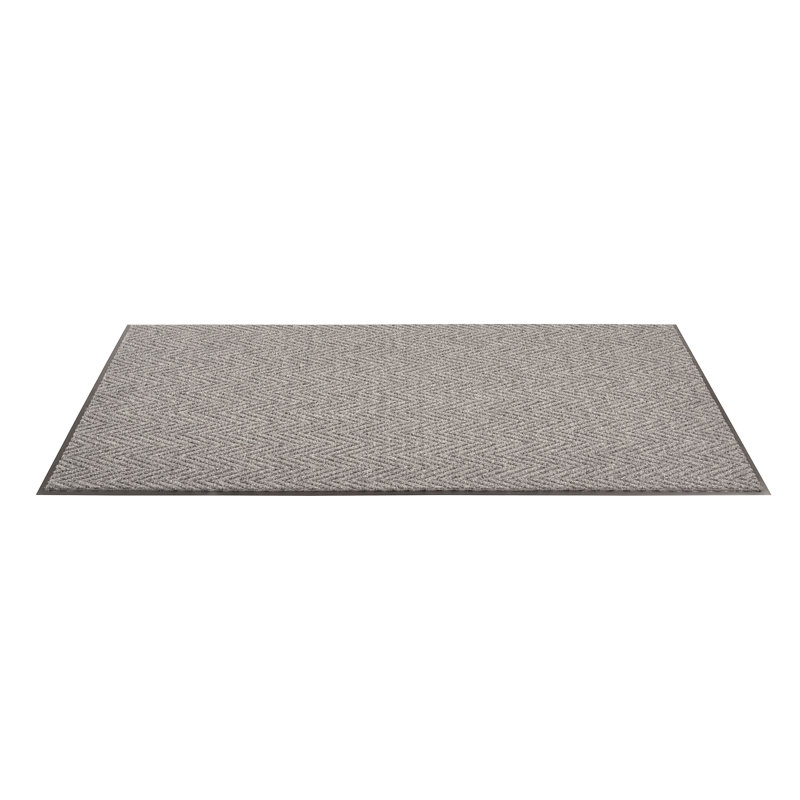 Paillasson antidérapant pour l'intérieur Alezandria, Tapis de couloir : 3 pi x 10 pi, Gris