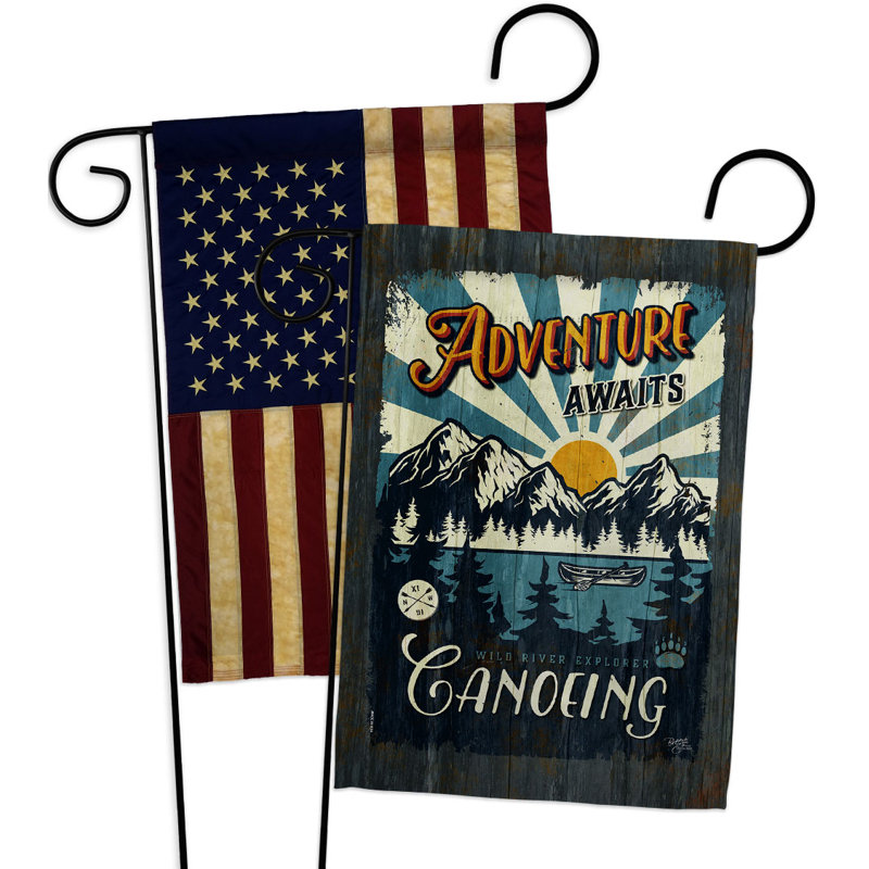 Double Sided 18.5'' H x 13'' W Polyester Garden Flag
