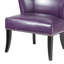 Fauteuil d'appoint en similicuir sans accoudoirs Alfredia-602785313