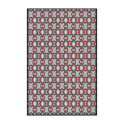 Tapis gris / rose Power Loom
