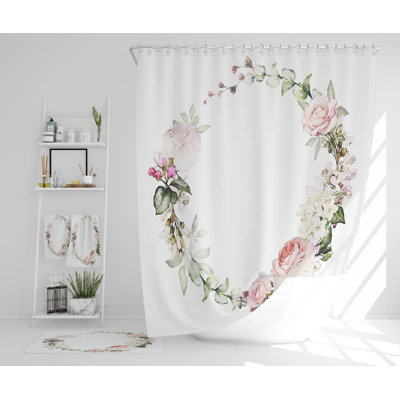 Neom Polyester Shower Curtain Set