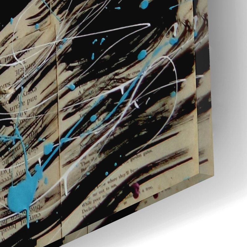Art mural en verre «Haven» par Loui Jover, H 16 po x l 12 po x P 0,13 po