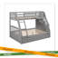 Twin-Over-Full Bunk Bed With Drawers，Ladder And Storage Staircase-2136557136