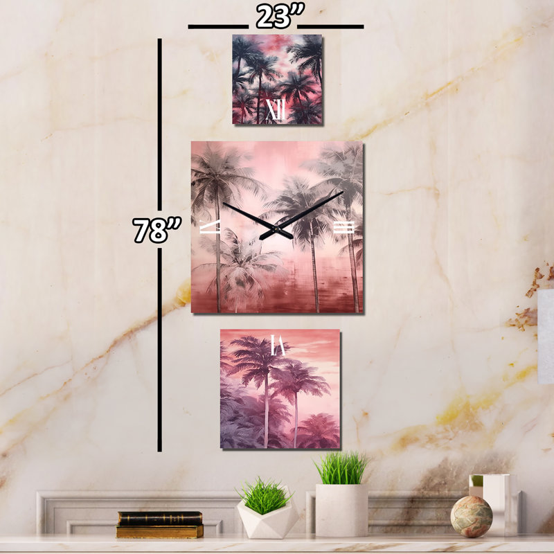 Lyliann Metal Wall Clock