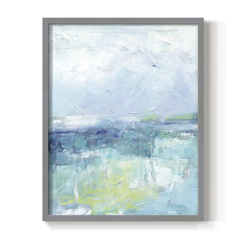 Série ABSTRACT DCCDXV - reproduction encadrée de qualité supérieure - prête à être accrochée - aucun clou requis, Gris