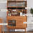 Scandinavian Solid Wood One-Piece Storage Food Cabinet