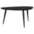 Muneo Triangular Solid Wood Coffee Table Black