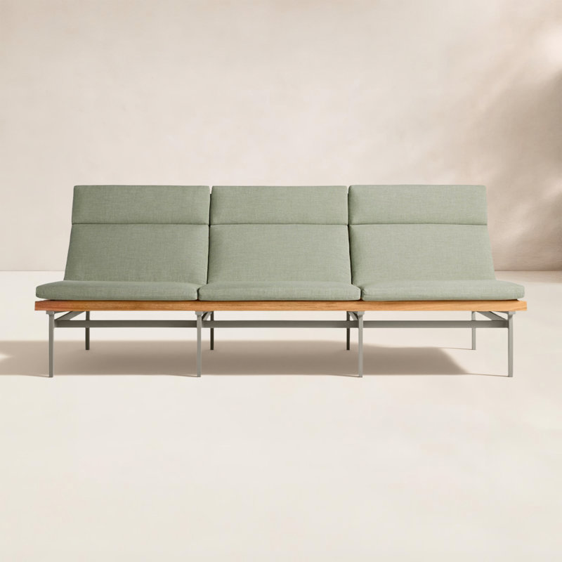 Perch Outdoor 3 Seat Sofa, Toohey Charcoal, Charcoal
